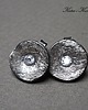 kolczyki wire wrapping Kapsle crystal - sztyfty 2