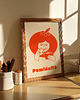 grafiki i ilustracje Pomidaffe  plakat retro dla miłośników kawy i pomidorów 5