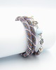 naszyjniki - inne Tangle diamonds beads 5