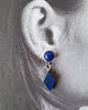 kolczyki z kamieniami Kolczyki ROMBY lapis lazuli 3