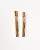 kolczyki pozłacane Kolczyki pozłacane Double Sticks 3