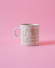 kubki Duży Biały Kubek Ceramiczny w Stylu Vintage 4