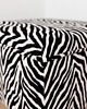 pufy do siedzenia Pufa tapicerowana Zebra 3