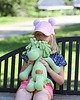 misie i maskotki Zielony handmade jednorożec w rozmiarze XL 1