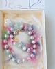 korale Naszyjnik RAINBOW PUFFY PEARLS 5