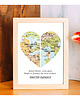 plakaty Plakat Personalizowana mapa rodzina 2 lokalizacje 1