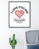 plakaty Plakat. I love cycling 1
