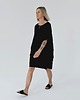 sukienki midi damskie Oversizowa czarna sukenka z jerseyu 5