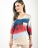 topy damskie Bluzka asymetryczna  ombre Carmen 1