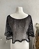 ubrania różne Narzutka koronkowa czarna szydełkowa 6