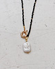 złote naszyjniki Naszyjnik Onyks z perłą 6