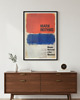 grafiki i ilustracje PLAKAT wystawowy muzealny Mark Rothko abstrakcja 1