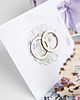 kartki scrapbooking 15 rocznica ślubu, kryształowe gody, exploding box, kartka 3d 3