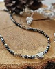 chokery Choker z dumortierytem, labradorytem i kwarcem dymnym 1