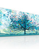 obrazy Obraz na płótnie pejzaż, origami, drzewo-150x60 2