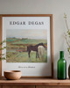 plakaty PLAKAT Edgar Degas,  sztuka ścienna, konie na łące obraz 5