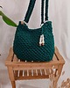 torby na ramię Duża torba ze sznurka na ramię Belly bag - leśna 2