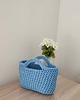 torebki do ręki Torba - koszyk do ręki szydełkowy ze sznurka 25cmx20cm 1
