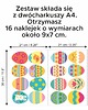 ozdoby wielkanocne Wielkanocne naklejki dwustronne 2
