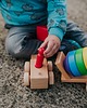 klocki i zabawki drewniane Auto Betoniarka + personalizacja 5
