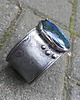 bransoletki wire wrapping Niebiesko - bransoletka regulowana 3