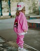 bluzy dla dziewczynki Dres oversize Teddyland różowy 1