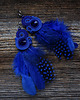 kolczyki soutache Kolczyki soutache z piórkami 3