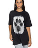 t-shirt damskie Koszulka loose fit UNDERWORLD Animal Footprint 1