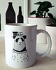 kubki 330 ml kubek z pandą i książkami 5