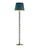 lampy podłogowe Srebrna lampa podłogowa w stylu glamour BANGKOK VELUR 4