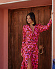 sukienki midi damskie Elena pink rose dress 2