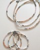 chokery Naszyjnik choker NEO kamień księżycowy, kamień rzeczny, howlit 3
