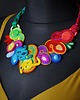 kolie Kolorowy Bajkowiec - naszyjnik Soutache 2