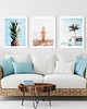 plakaty Plakat "Ananas na niebieskim tle" 1