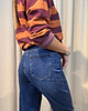 spodnie materiałowe damskie Spodnie Mom Fit Denim 2