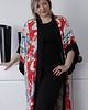 sukienki midi damskie Kimono Red Zen 3