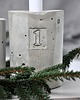 świeczniki i świece Świeczniki adwentowe - betonowe - komplet na 4 niedziele adwentu 4