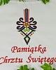 szatki, ubranie na chrzest Szatka do chrztu ZAMÓWIENIE 1