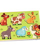 puzzle dla dzieci Puzzle drewniane zwierzęta 18+ miesięcy Djeco 1