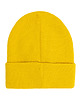 czapki i kapelusze męskie Czapka beanie z bawełny organicznej żółta 2