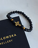 biżuteria męska Bransoletka męska Lawa i Krzyżyk 4