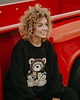 bluza z kapturem damska Bluza oversize Bloom Teddy dla mamy i taty 2
