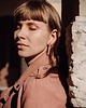 kolczyki - inne Kolczyki paski terakota 1
