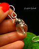 kolczyki wire wrapping Kolczyki Ice - Kryształ Górski Srebro 1