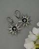 kolczyki wire wrapping Kolczyki słońce hematyt wire wrapping słoneczka 1