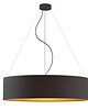 plafony Lampa wisząca z z dużym abażurem PORTO GOLD fi - 80 cm 2