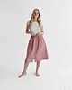 spódnice midi Lniana Spódnica LILY DUSTY PINK 2