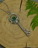 wisiory Wisiorek klucz zielony onyks wire wrapping 1