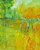obrazy Krajobraz nr 1 - pastela olejna 14x14 cm 2