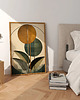 plakaty Plakat do salonu pt. Zielnik art deco V 1